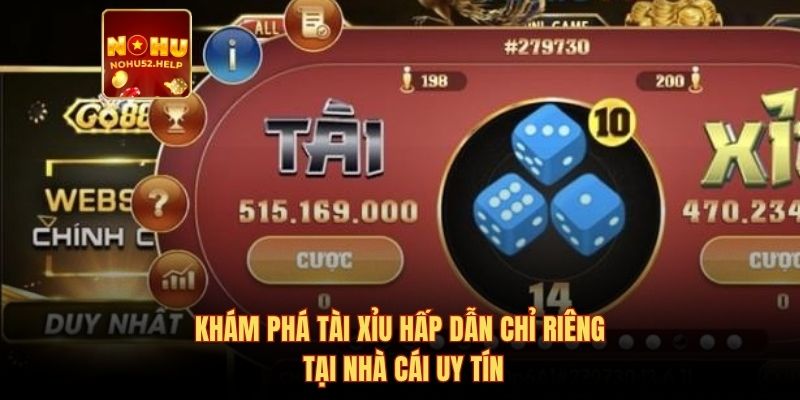 Khám phá tài xỉu hấp dẫn chỉ riêng tại cổng game uy tín